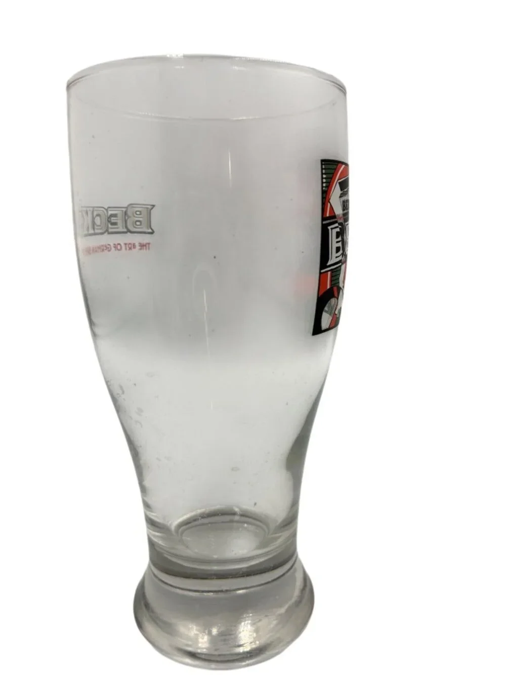 Becks Pilsner Glass 16 Oz Belgian Beer Style The Art Of German Brewing